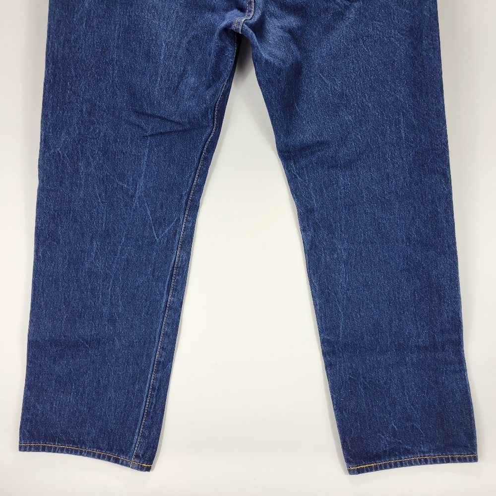 Levis 501 Button Fly Straight Leg Jeans Pants Mens 34x30 Work Business Casual - Picture 8 of 12